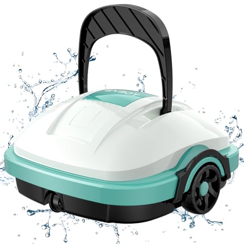 WYBOT Cordless Robotic Pool Cleaner, Automatic Pool Vacuum, Powerful Suction, Dual-Motor, for Above/In Ground Flat Pool
