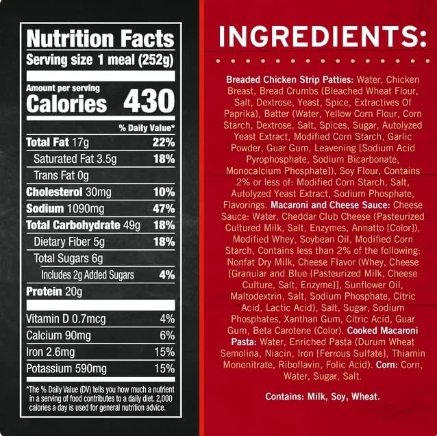 Banquet Chicken Strips Frozen Meal, 8.9 oz - Pack of 8