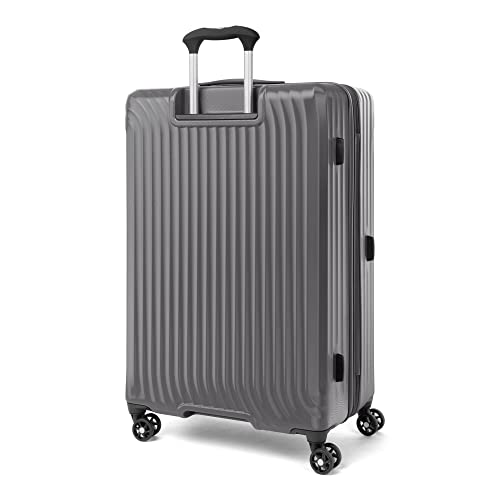 Travelpro Maxlite Air Hardside Expandable Carry on Luggage, 8 Spinner Wheels, Lightweight Hard Shell Polycarbonate Suitcase, Shadow Grey, Carry On 21-Inch