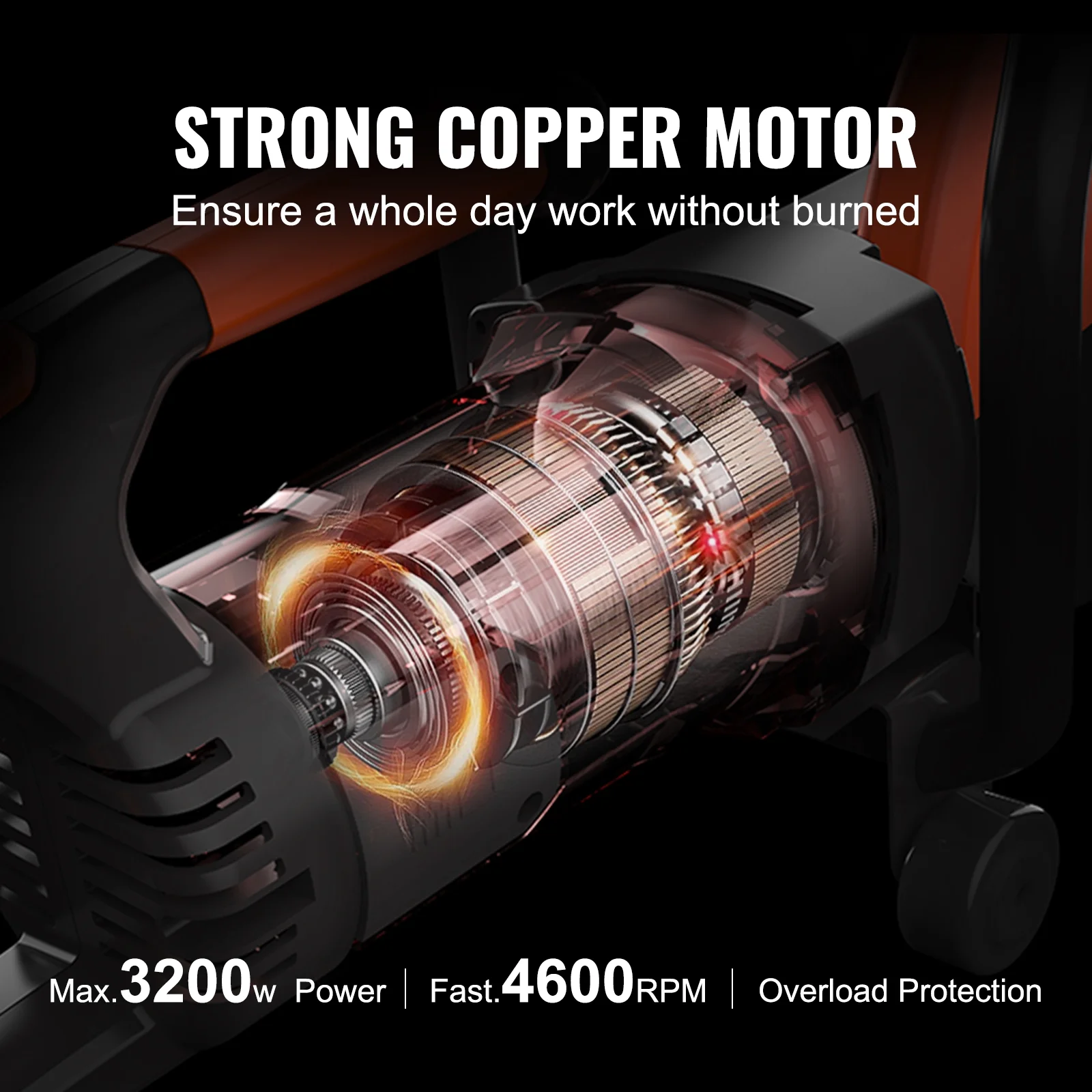 SKYSHALO 14'' Electric Concrete Saw Wet/Dry Saw Cutter with Water Pump and Blade