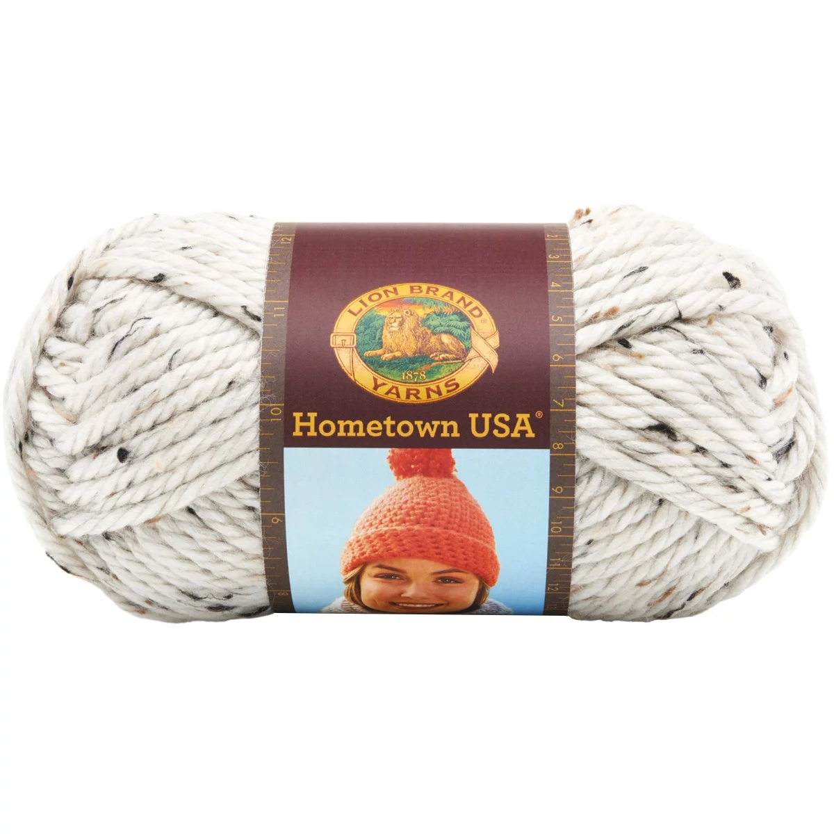 Lion Brand Hometown USA Yarn - Aspen Tweed, Multipack of 6