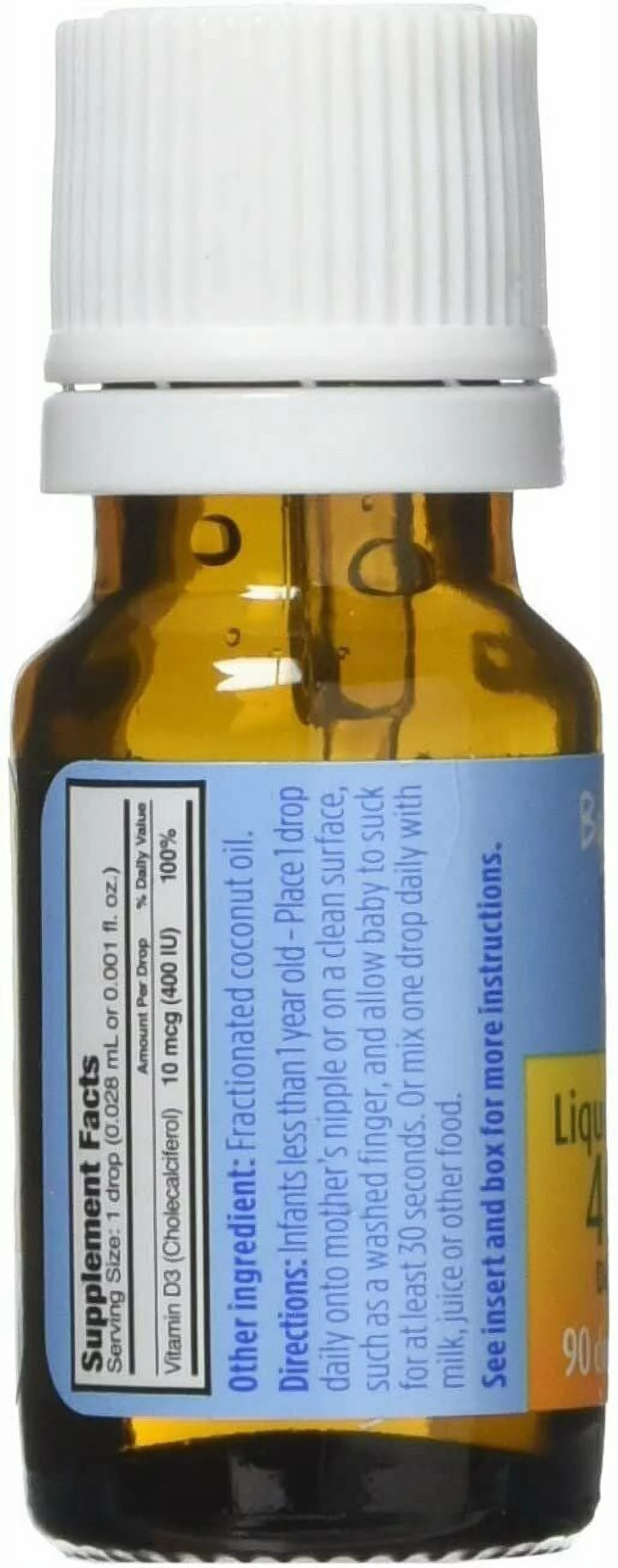 Ddrops Baby Liquid Vitamin D3 400 IU 2.50 mL (90 drops) (Pack of 2)