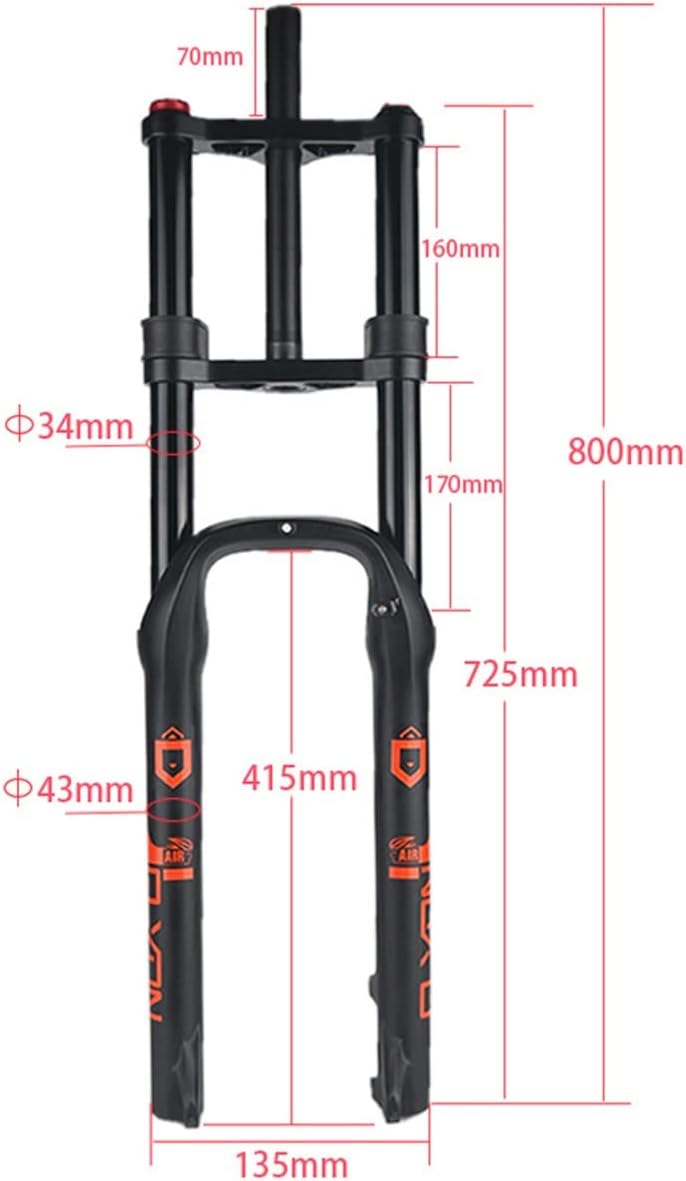 Air Suspension Forks 20/26 Inch 4.0