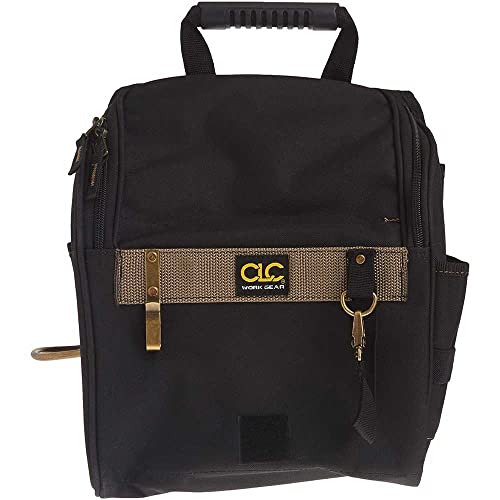 CLC Custom Leathercraft 1509 Zippered Professional Electricians Tool Pouch, 21 Pocket , Black