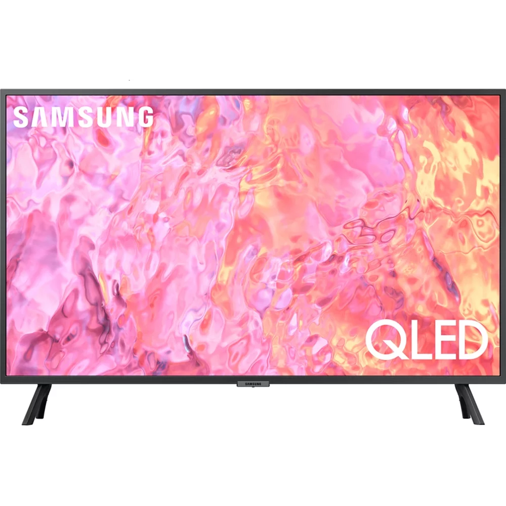 Open Box Samsung 32-Inch Class QLED 4K Q60C Series Quantum HDR, Dual LED, Object Tracking Sound Lite, Q-Symphony, Motion Xcelerator, Gaming Hub, Smart TV with Alexa Built-in (QN32Q60C, 2023)