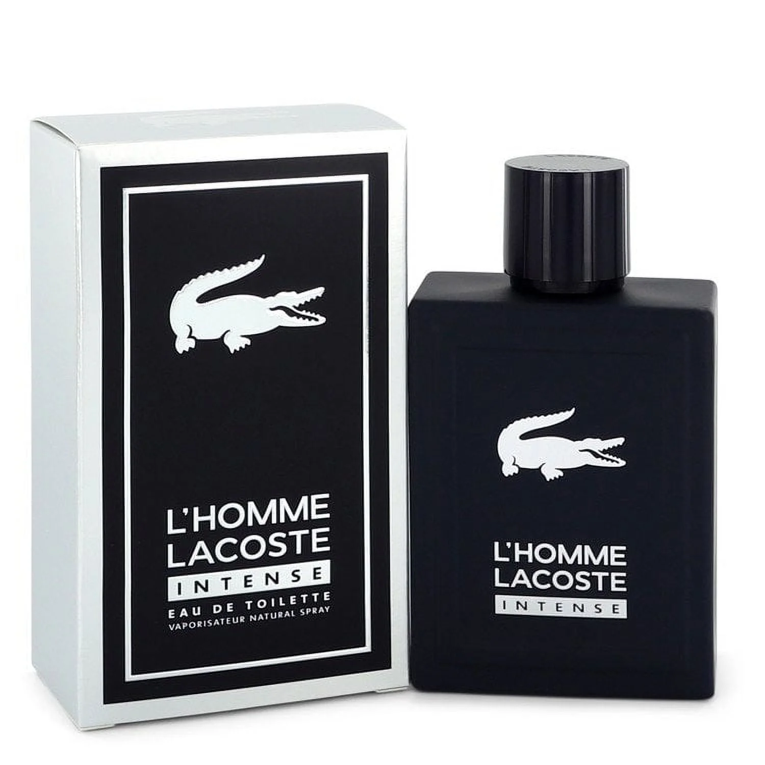 Lacoste L'homme Intense by Lacoste Eau De Toilette Spray 3.3 oz for Men Pack of 4