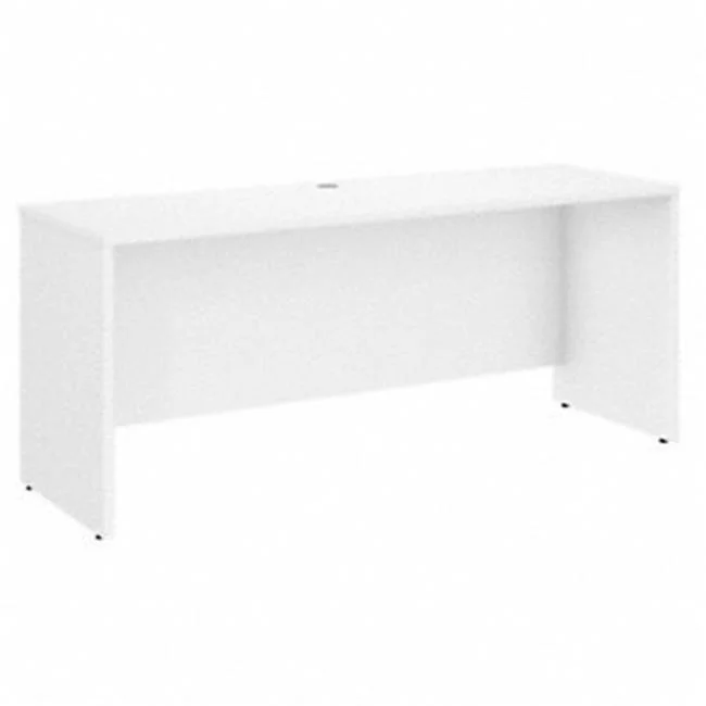72 x 24 in. Studio C Credenza Desk - White