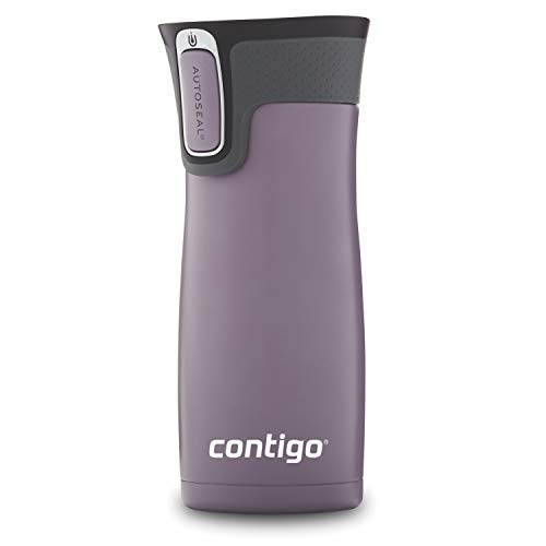 Contigo AUTOSEAL West Loop Vacuum-Insulated Stainless Steel Travel Mug with Easy-Clean Lid 20 oz Sake