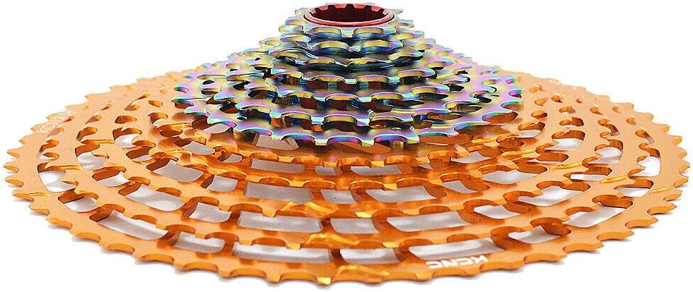 12 Speed Cassette 9-52 Teeth for SRAM XD Body, Gold, KCS12-001G, SK2040-T