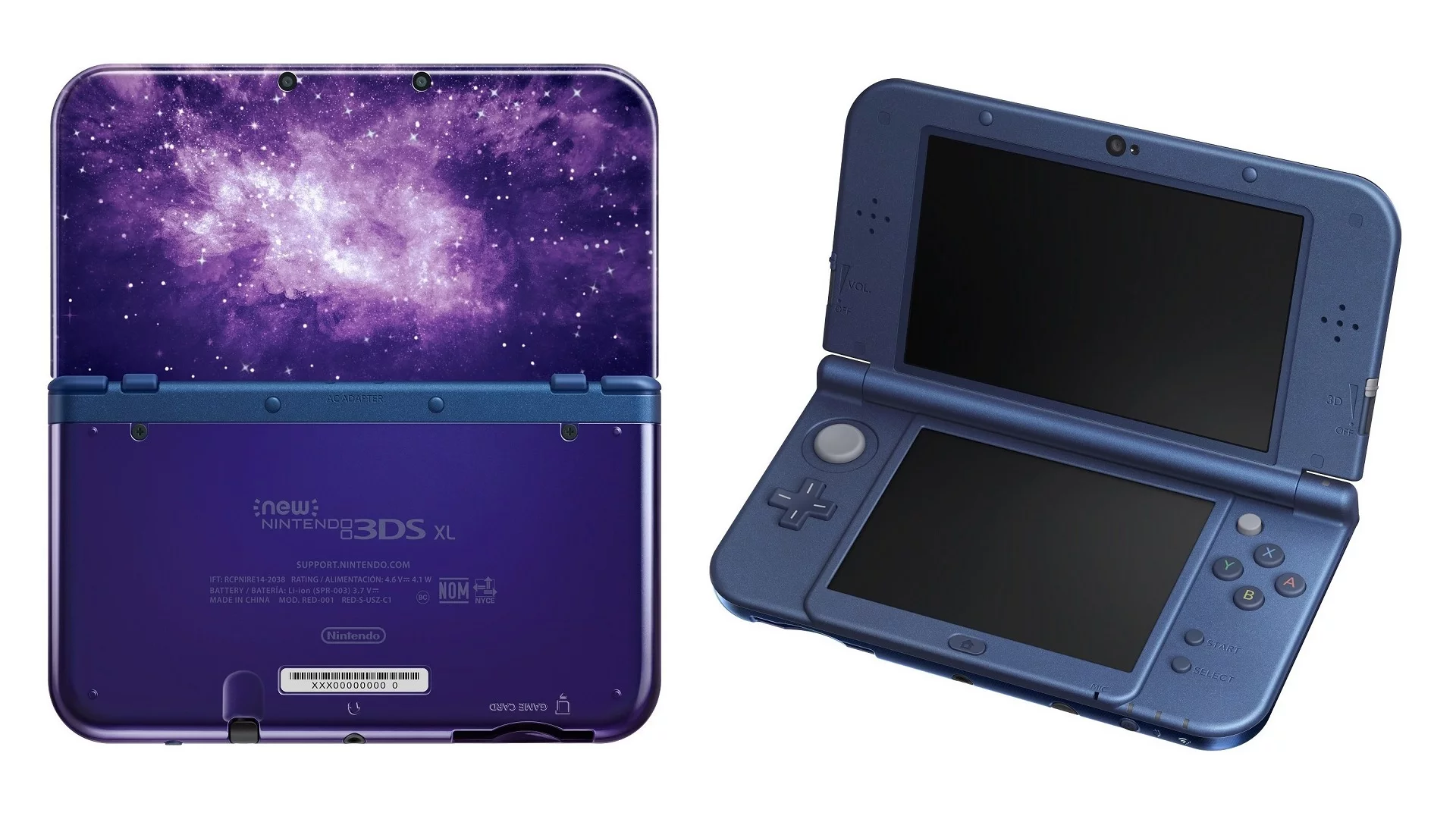 Restored Nintendo Galaxy Style Nintendo New 3DS XL Stylus SD Card and Charger (Refurbished)