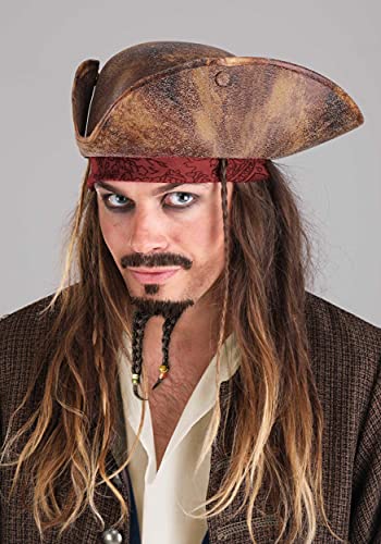 Men's Captain Jack Sparrow Costume, Disney's Pirates of the Caribbean Jack Sparrow Adult Costume