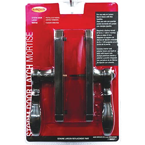 Larson Certified Storm Door M2 Mortise Handle Set (Brushed Nickel)