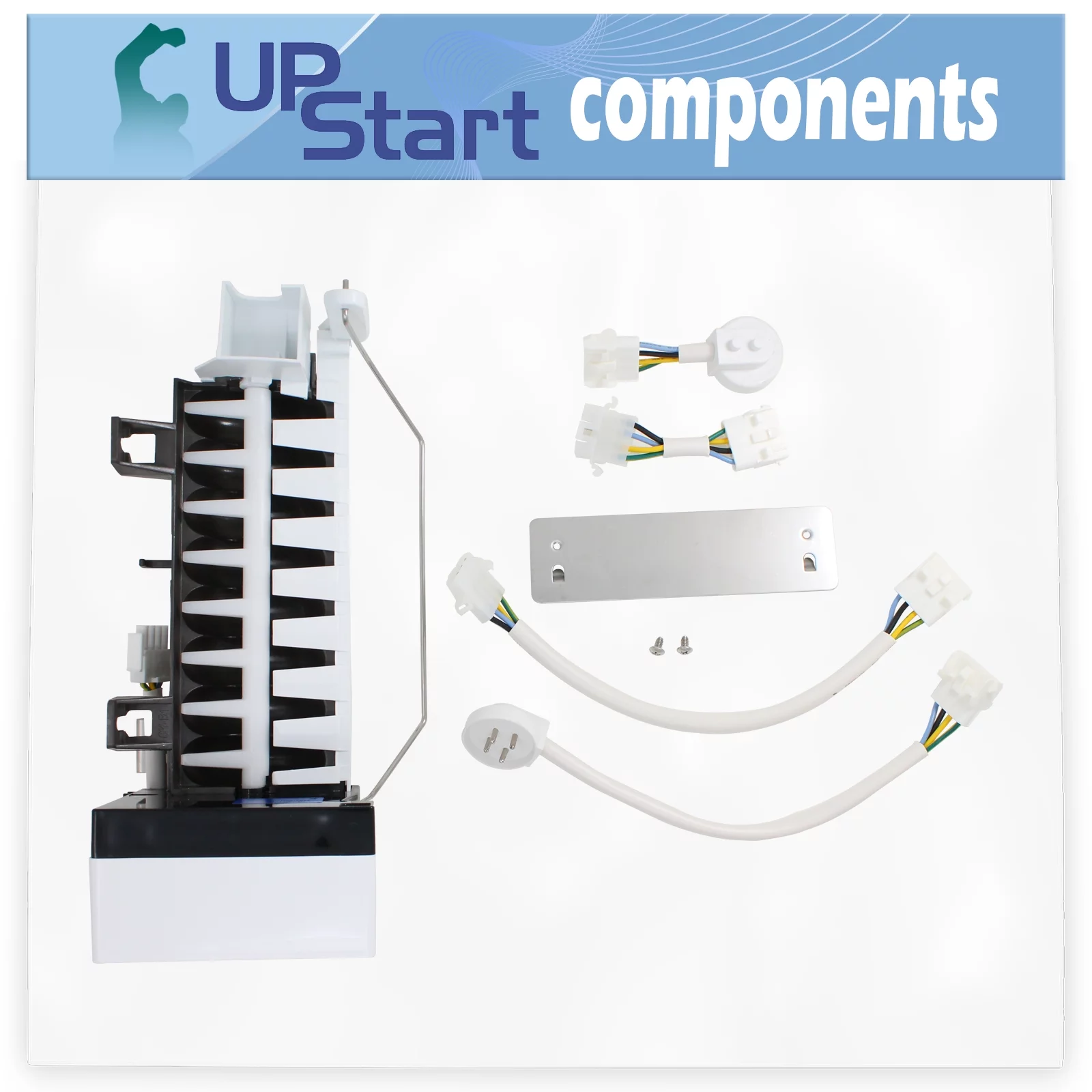 4317943 Refrigerator Ice Maker Replacement for KitchenAid KSRB27FHSS04 - Compatible with W10190952 Icemaker