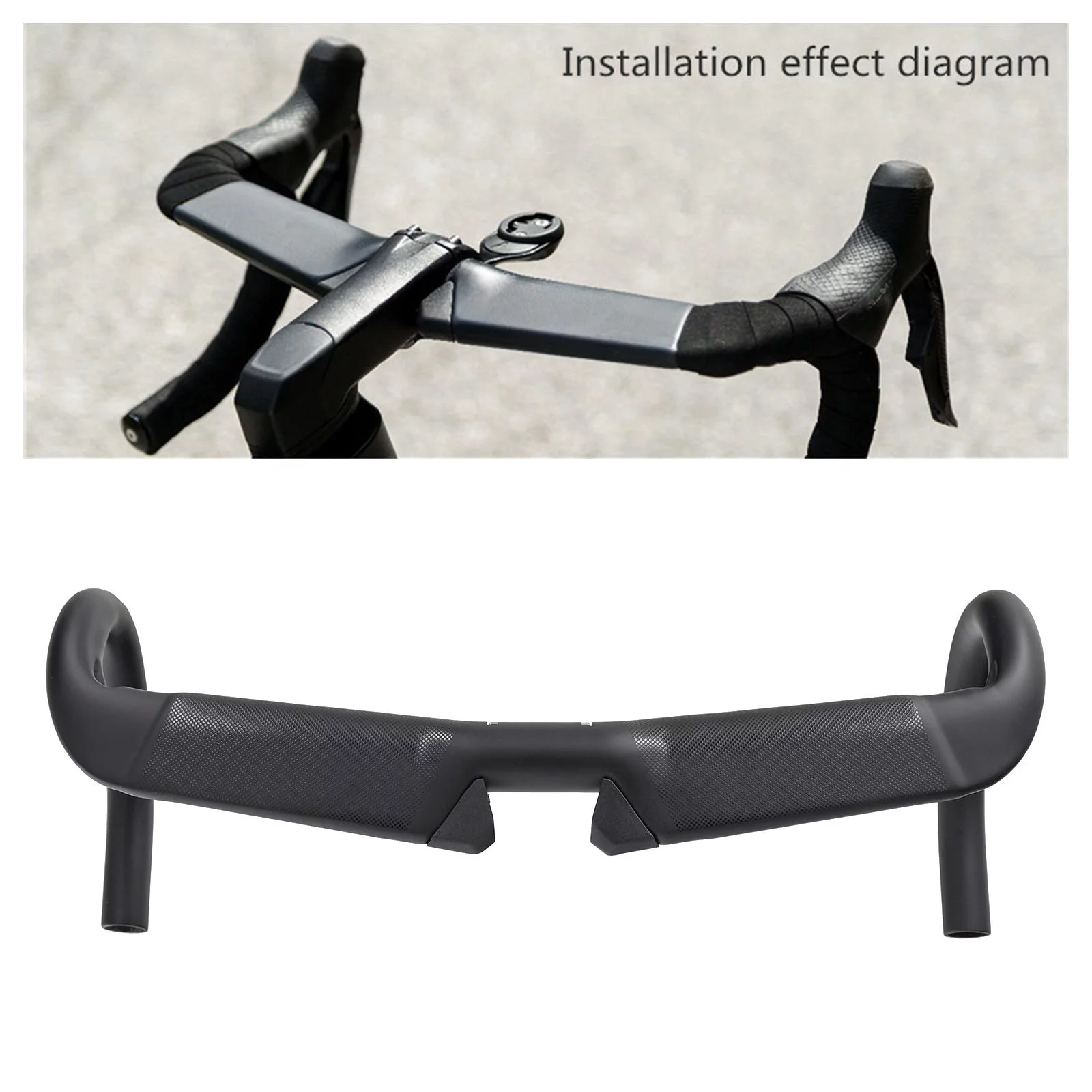 Road Bike Handlebar 400/420/440mm Carbon Fiber for Part 420MM