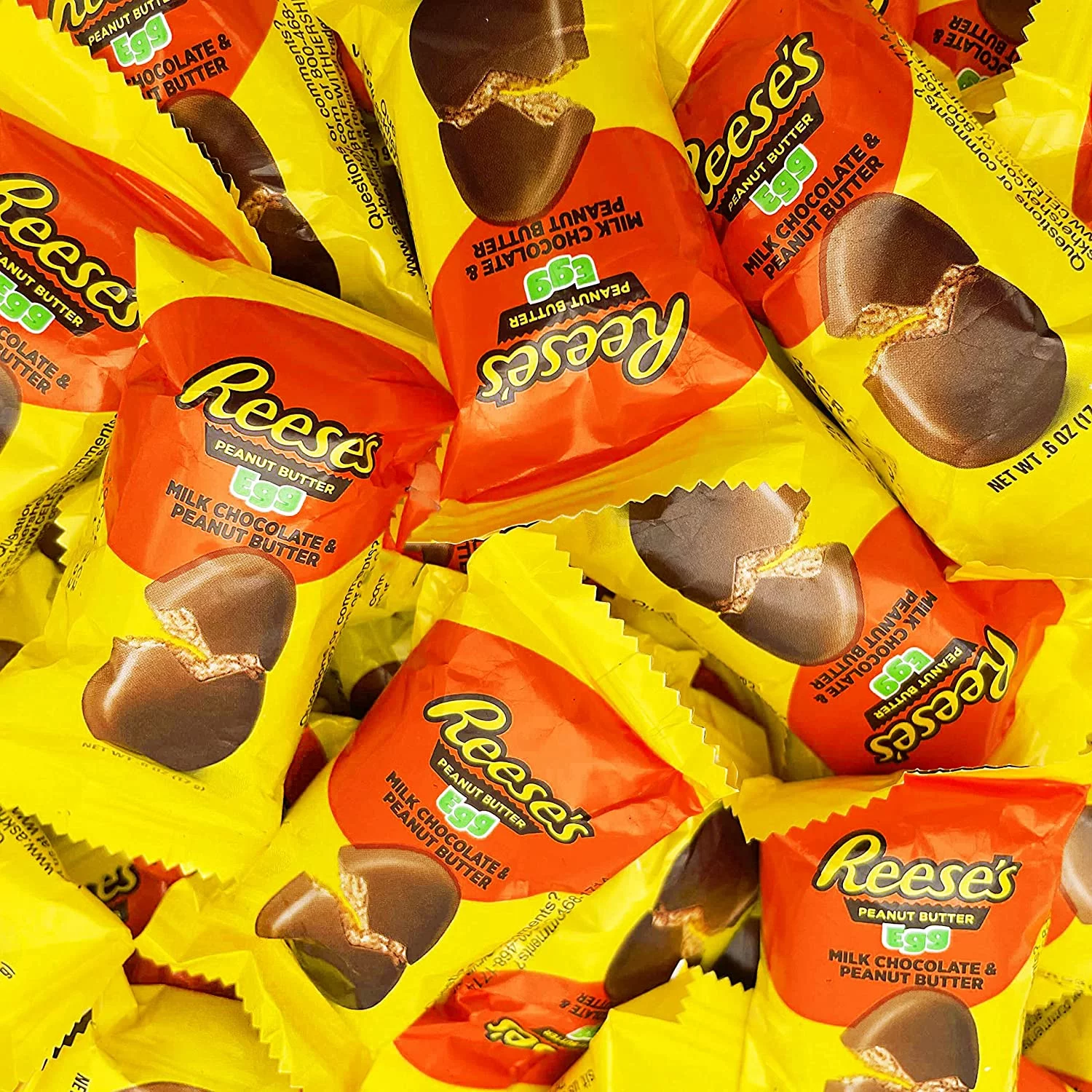 Reese's Milk Chocolate Peanut Butter Egg Easter Candy - 2 Pounds Bag