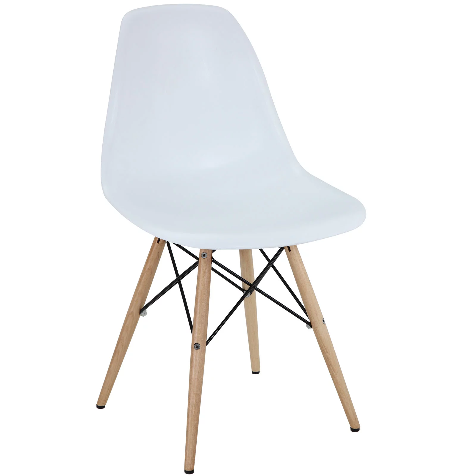 Modway Pyramid Dining Side Chair in White