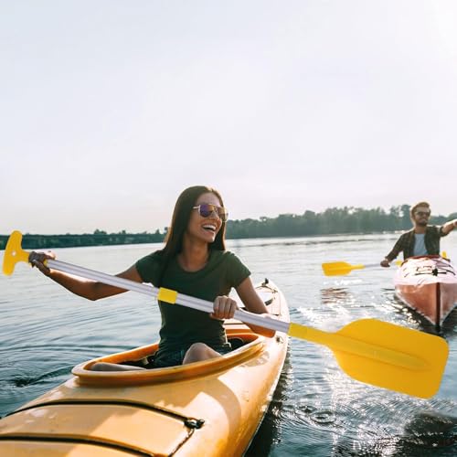 2Pcs Telescopic Kayak Paddle Rafting Boat Paddle Canoe Oars Plastic Aluminum Alloy Boat Oars