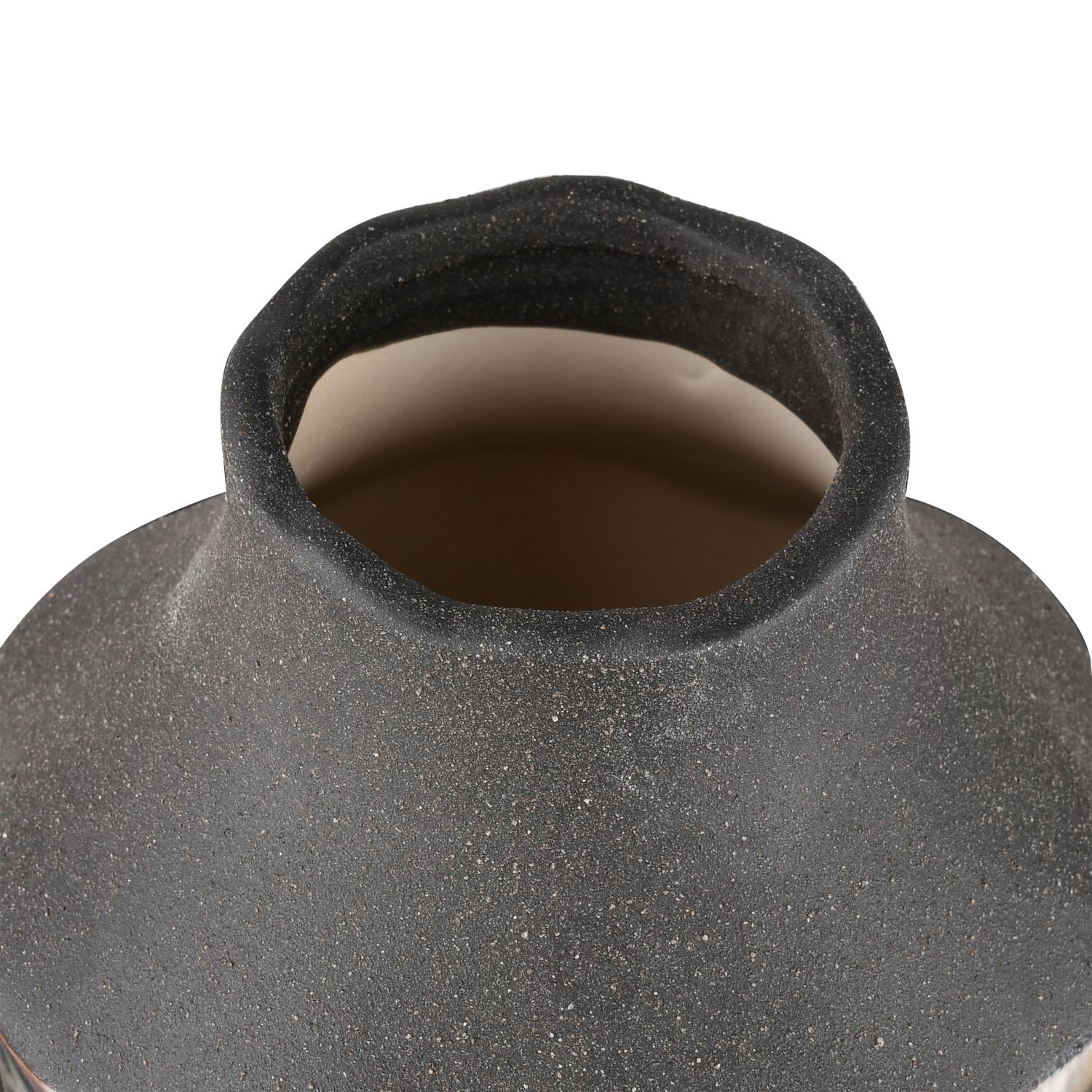 Elk Home - Lewis - 14.5 Inch Large Vase   Gold/Black Finish - Elk Home