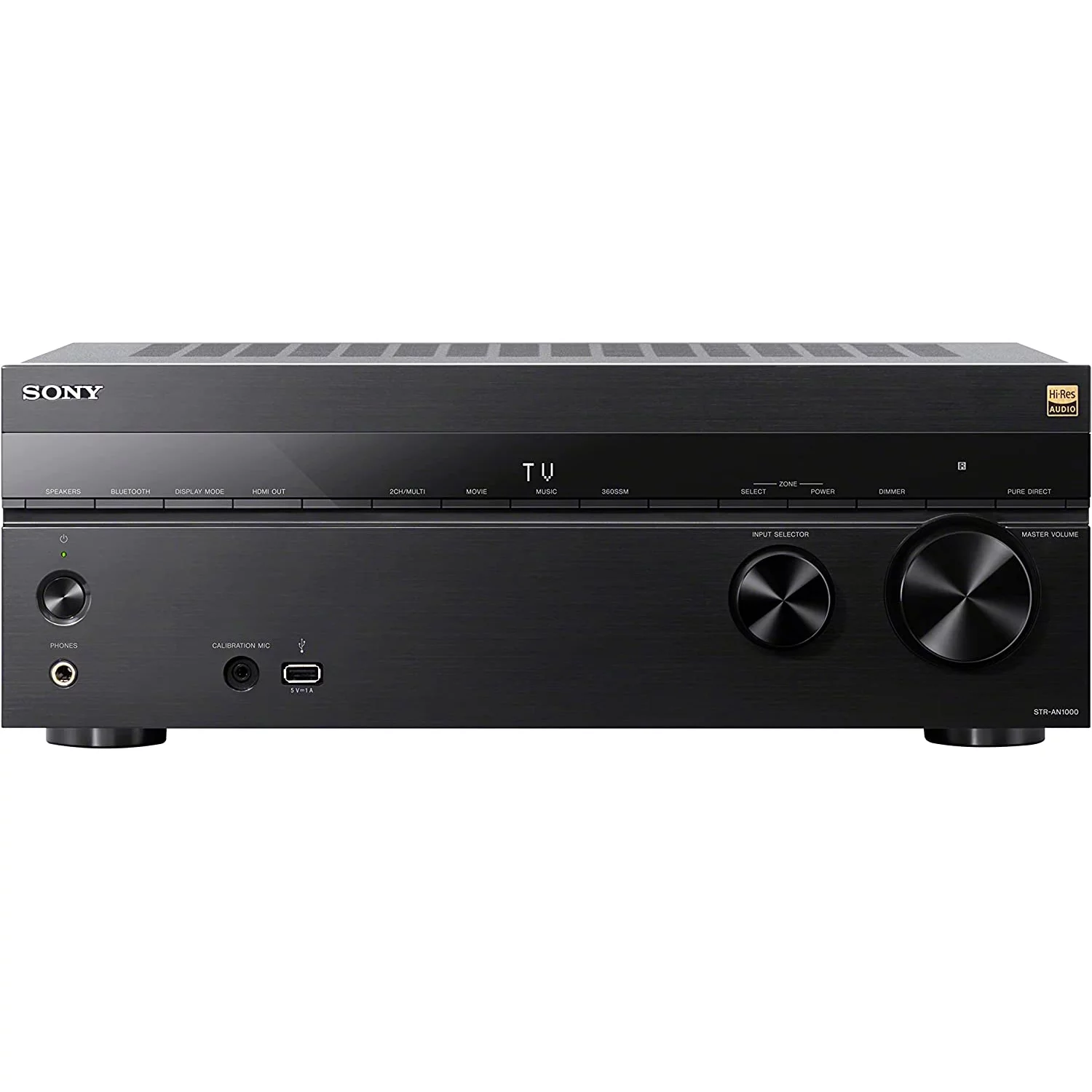 Restored Sony STR-AN1000 7.2 Channel 8K Home Theater AV Receiver with Dolby Atmos, DTS: X, IMAX Enhanced, Google Assistant, & Works with Sonos (Refurbished)