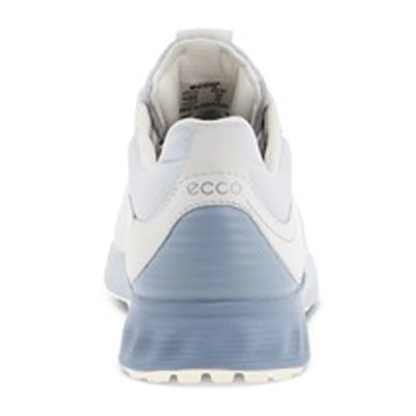 Ecco Women's Golf S-Three Shoe in White Dusty Blue Air