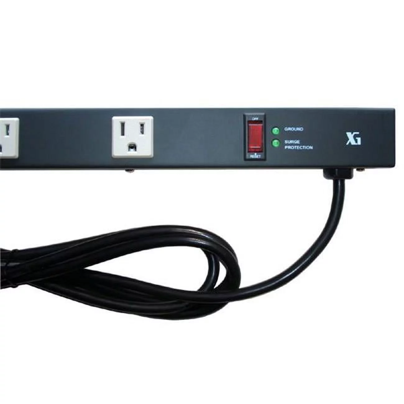 e-dustry EPS-2069BL 24 in. 6 Outlet Metal Power Strip