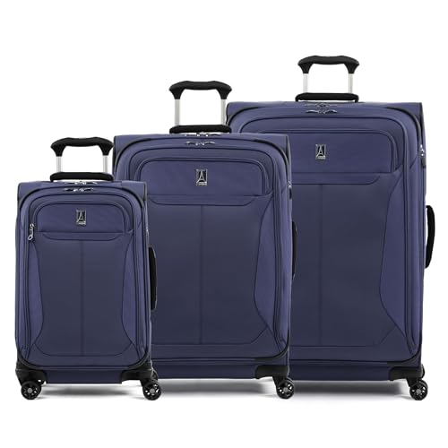 Travelpro Tourlite Softside 2-Piece Set, Expandable Luggage with 4 Spinner Wheels, Lightweight Suitcase, 21