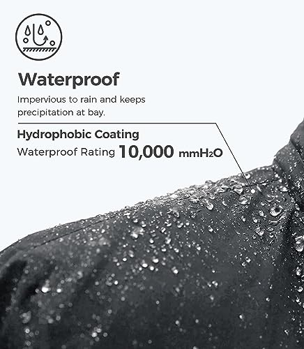 wantdo Men's Warm Winter Down Jacket Hooded Winter Coats Waterproof Snowboarding Coat