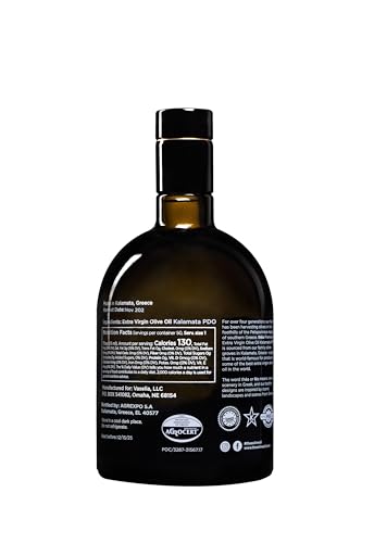 théa Premium Greek Extra Virgin Olive Oil (750ml) I NEW Harvest 2023/2024 I Koroneiki Variety I First Cold Pressed I Low Acidity I Unblended I Handpicked & Harvested in Kalamata, Greece