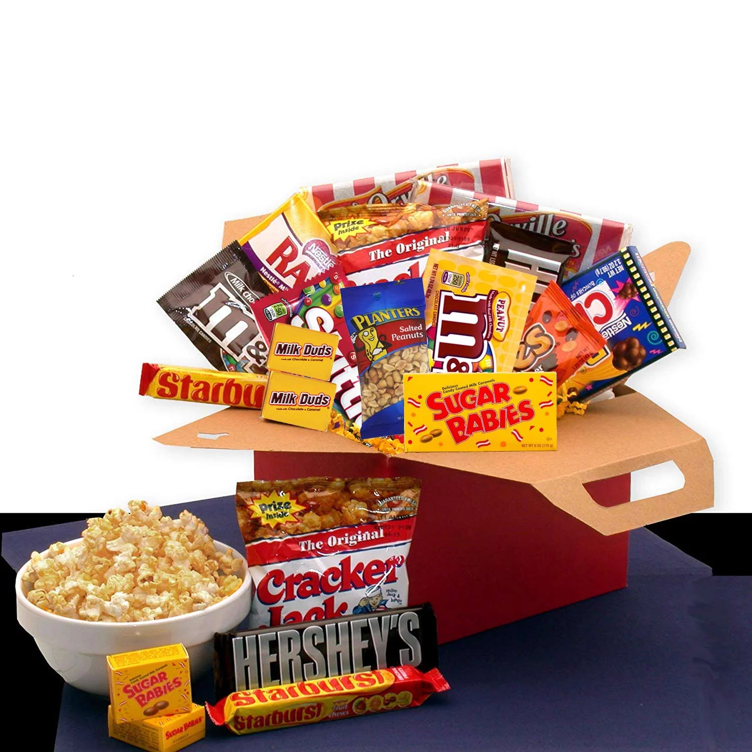 Blockbuster Night Movie Care Package Assorted Gift Basket with Snacks and Candies