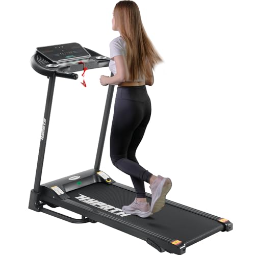 Treadmill 300 LBS Capacity, Folding Treadmills for Home Max 2.5 HP Electric Treadmill with Incline for Running and Walking Jogging Exercise with LED Display
