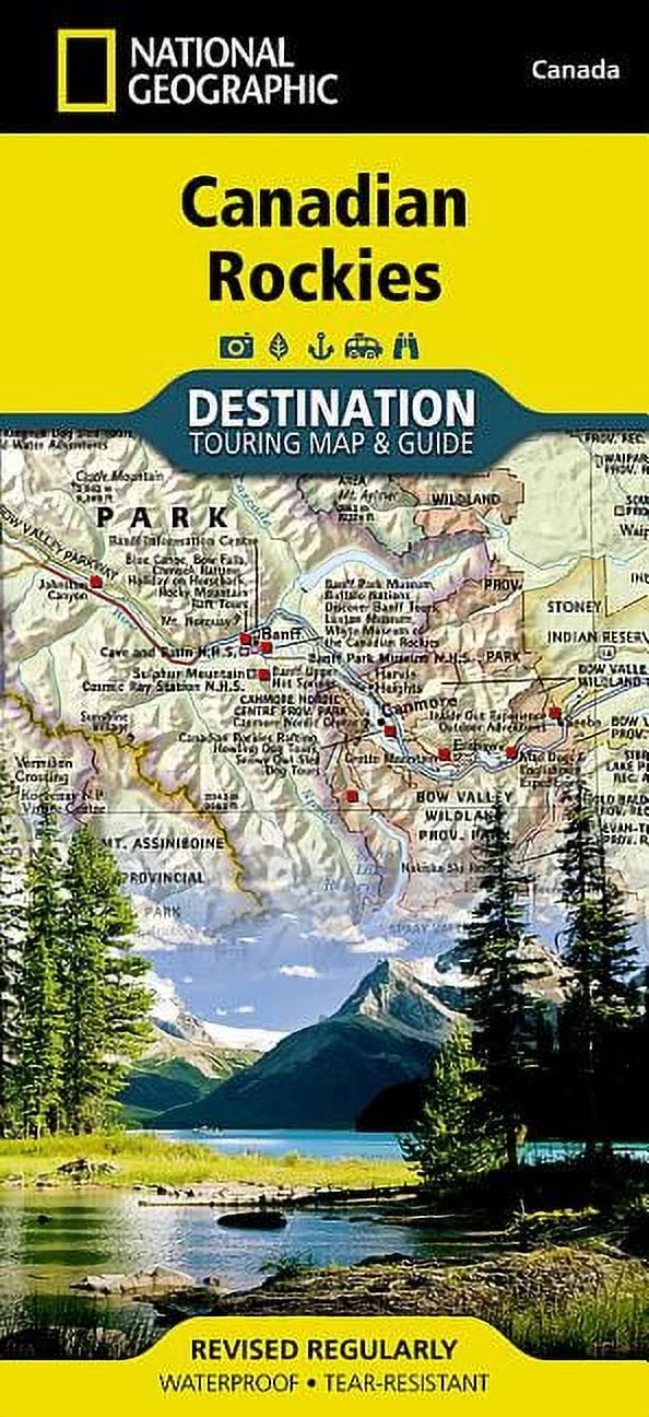 Canadian Rockies Destination Guide Map: 9781597755139