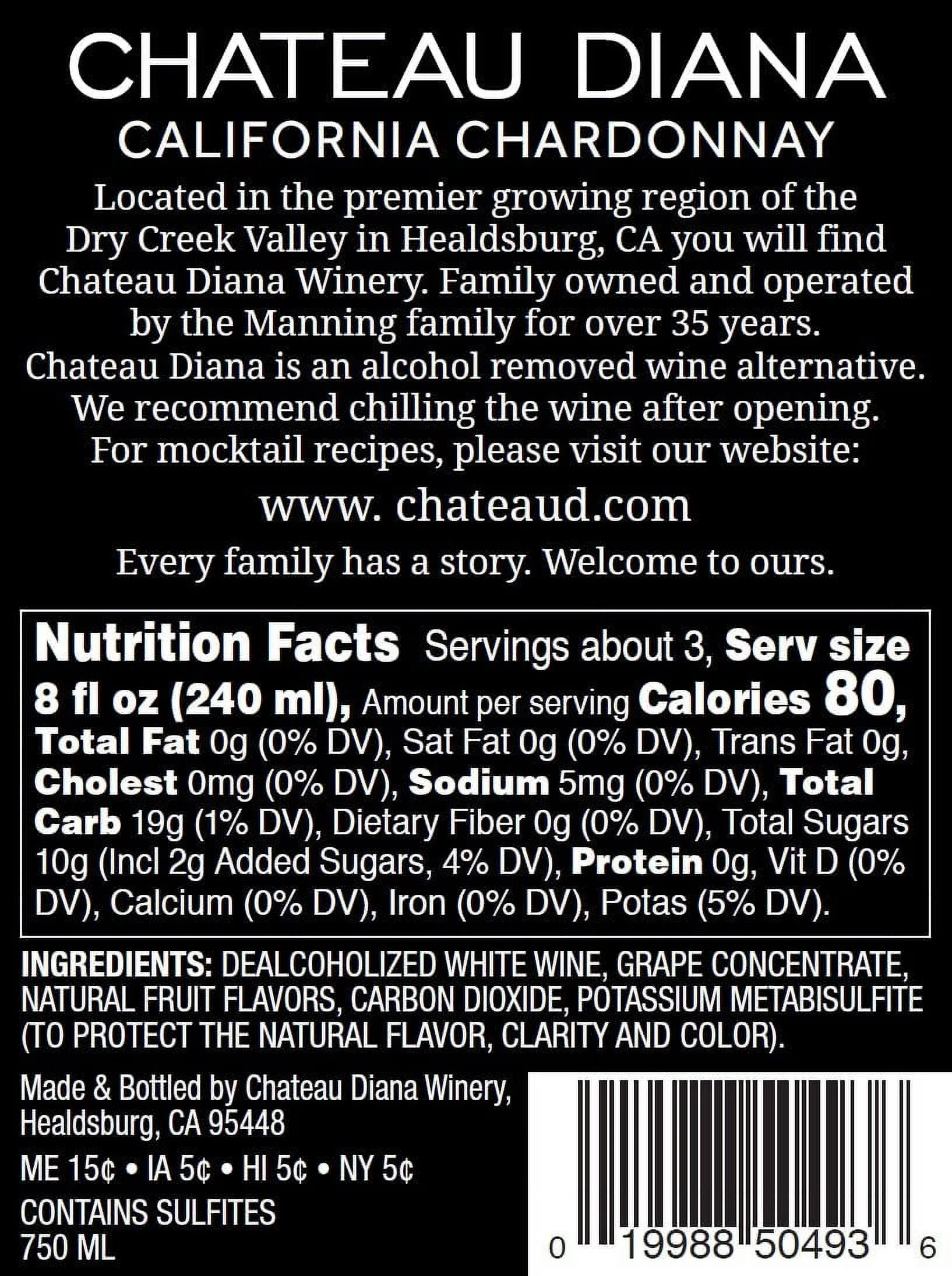 Zero Alcohol 12 Pack - California Chardonnay