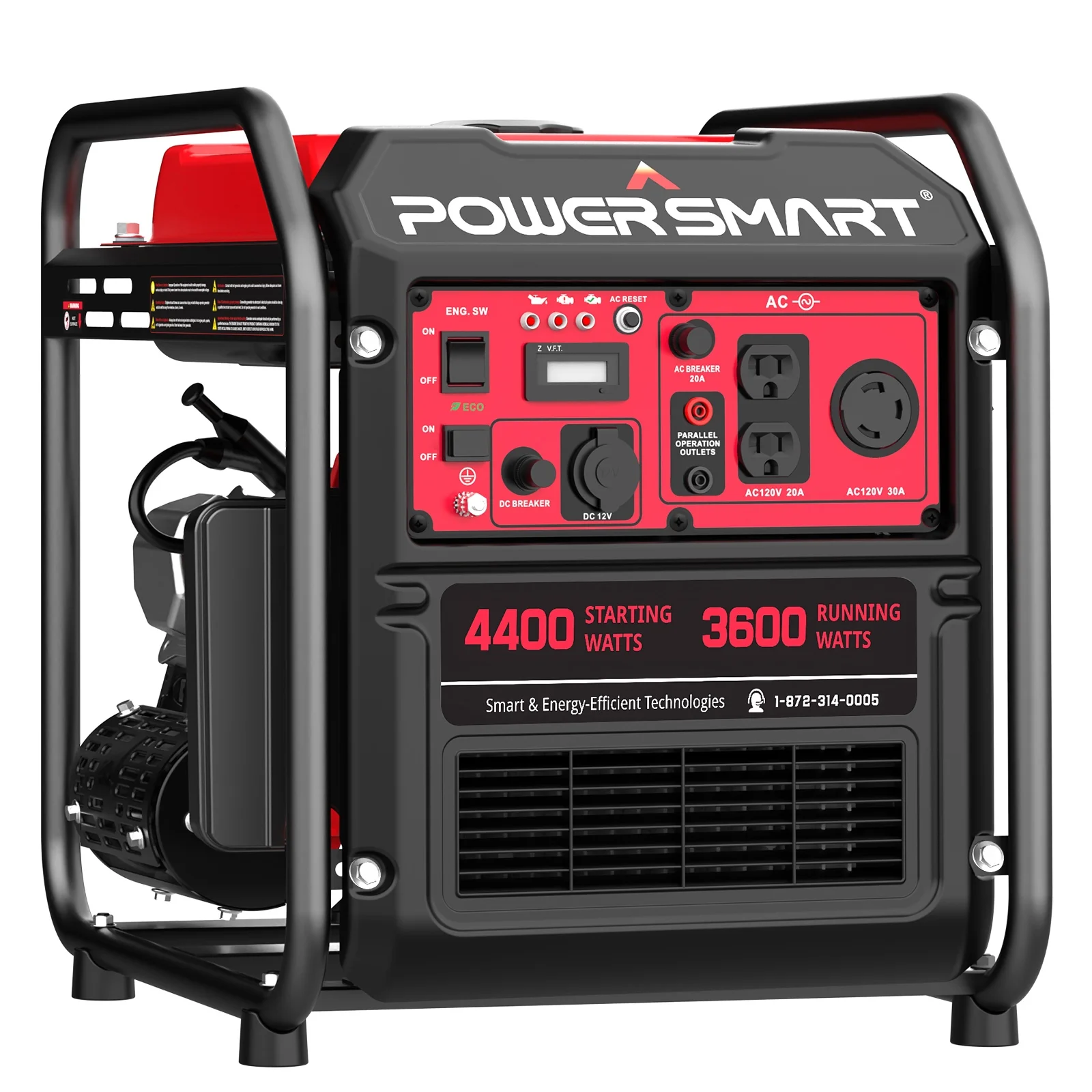 PowerSmart 4400-Watt Gas Generator for Outdoor and Home Use,EPA Compliant