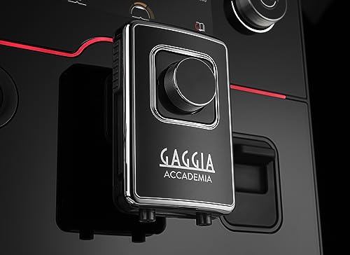 Gaggia Accademia Luxury Italian Fully Automatic Espresso Machine with 19 Customized drink settings,0.5 Liters,RI9782/46 Brushed Stainless