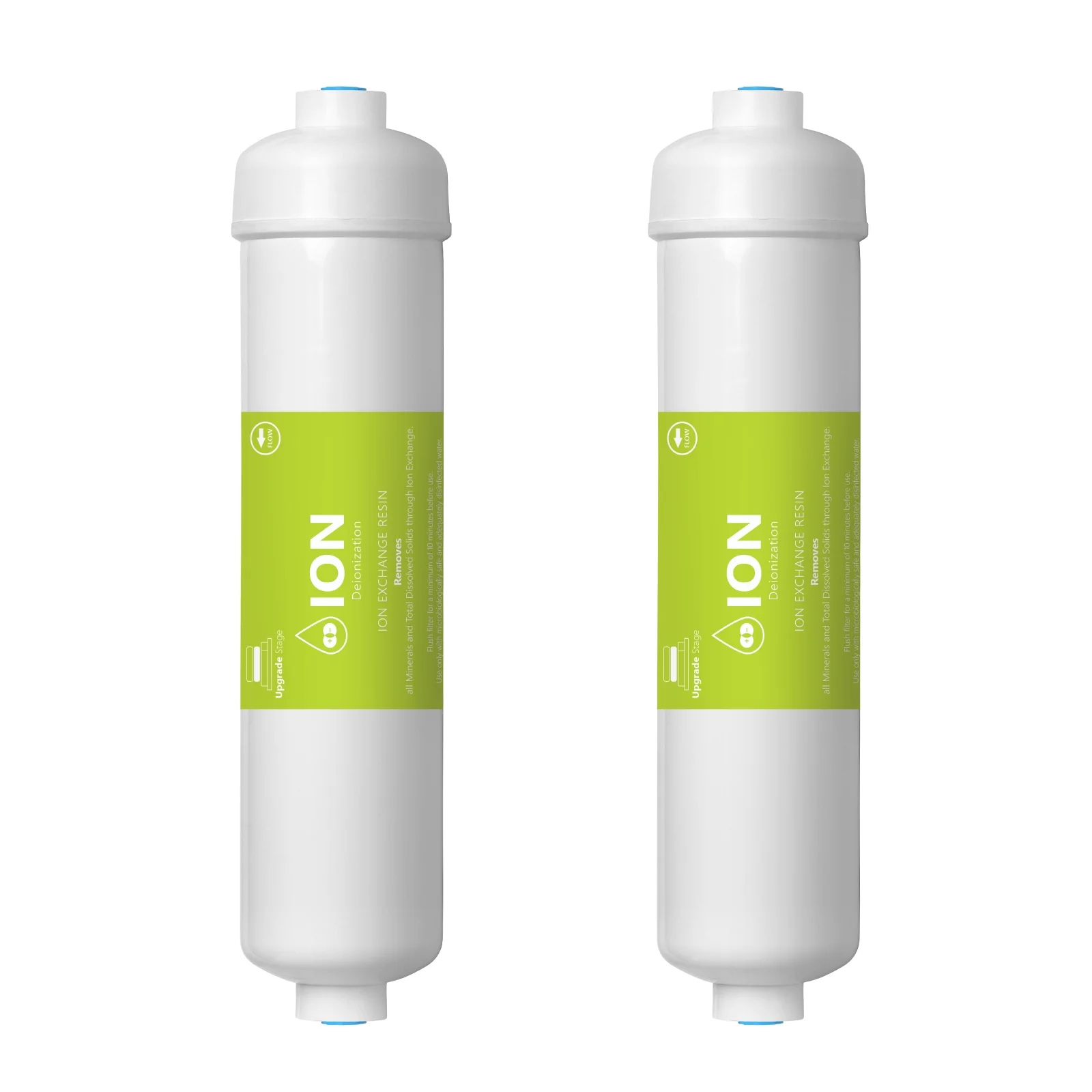 Express Water – Deionization Water Filter Replacement 2 Pack – DI Mixed Bed Purifier – 10 inch – Under Sink and Reverse Osmosis System