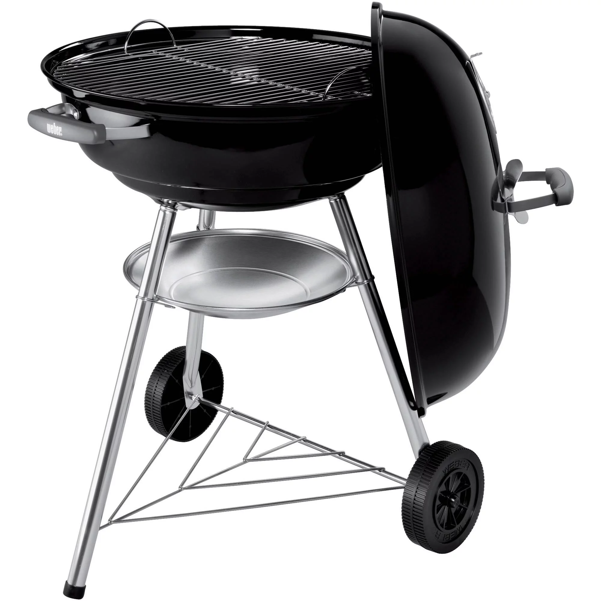 Black charcoal grill