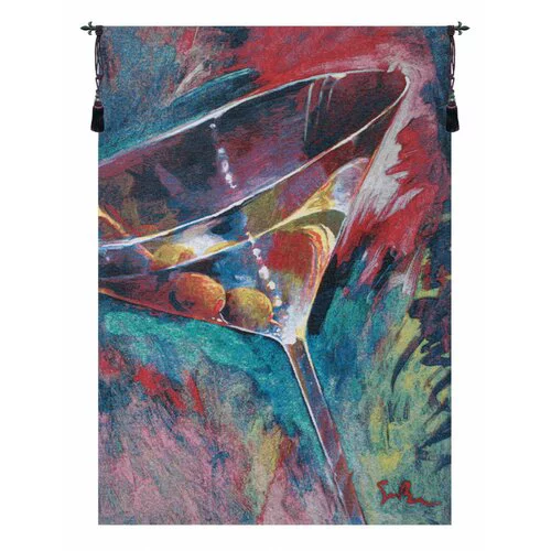 Charlotte Home Furnishings Unforgettable Cocktail Glass by Simon Bull Tapestry