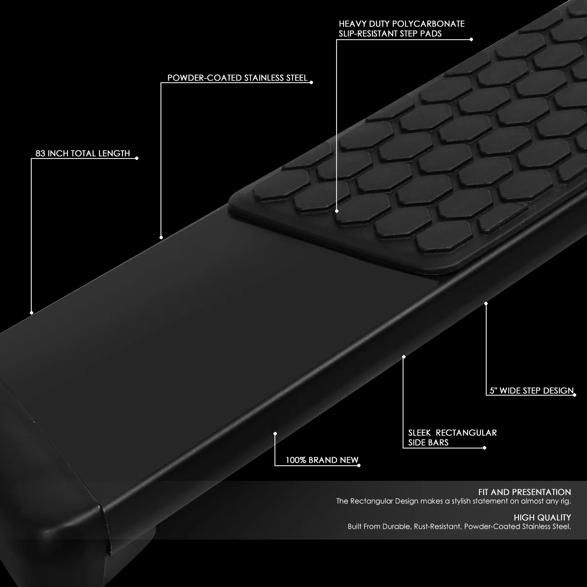 For 2005 to 2022 Toyota Tacoma Double Cab Pair 5