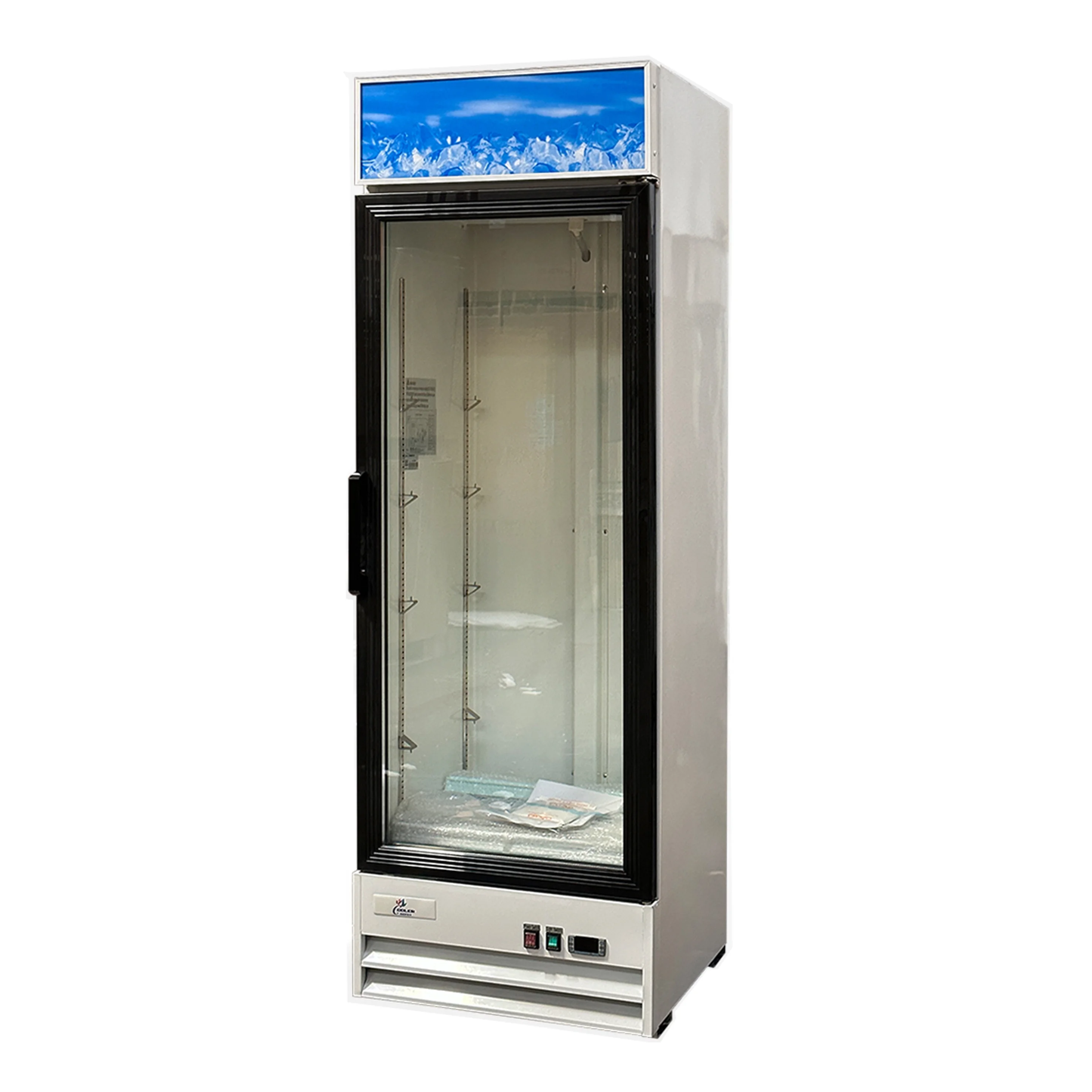 NSF One glass door fridge refrigerator G398BMF