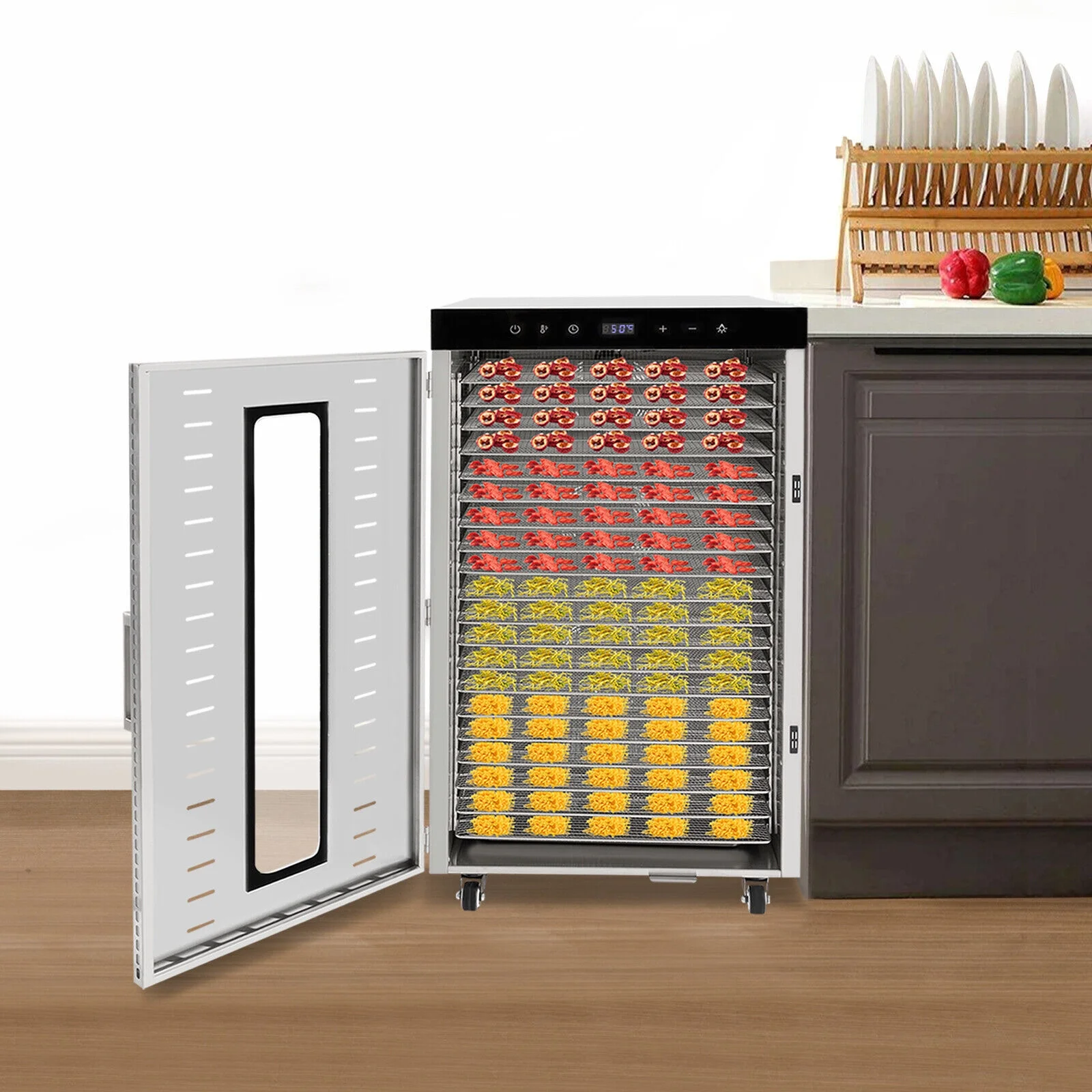 1700W Premium Multi-Tier Meat Beef Jerky Maker Fruit/Vegetable Dryer W/Trays