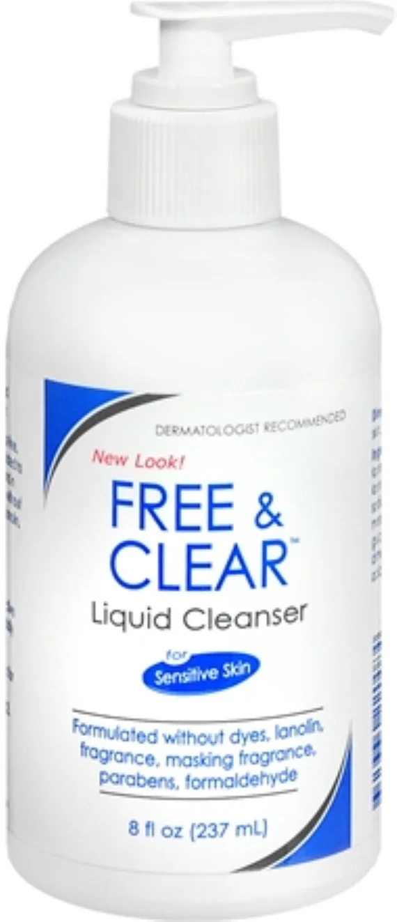 Free & Clear Liquid Cleanser 8 oz (Pack of 3)