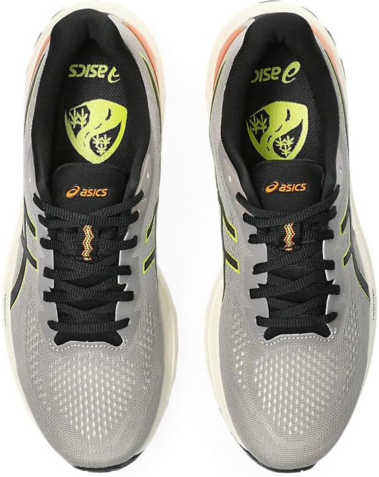 ASICS Men's GT-1000 12 Trail Running Shoes, 10.5, Nature Bathing/NEON Lime