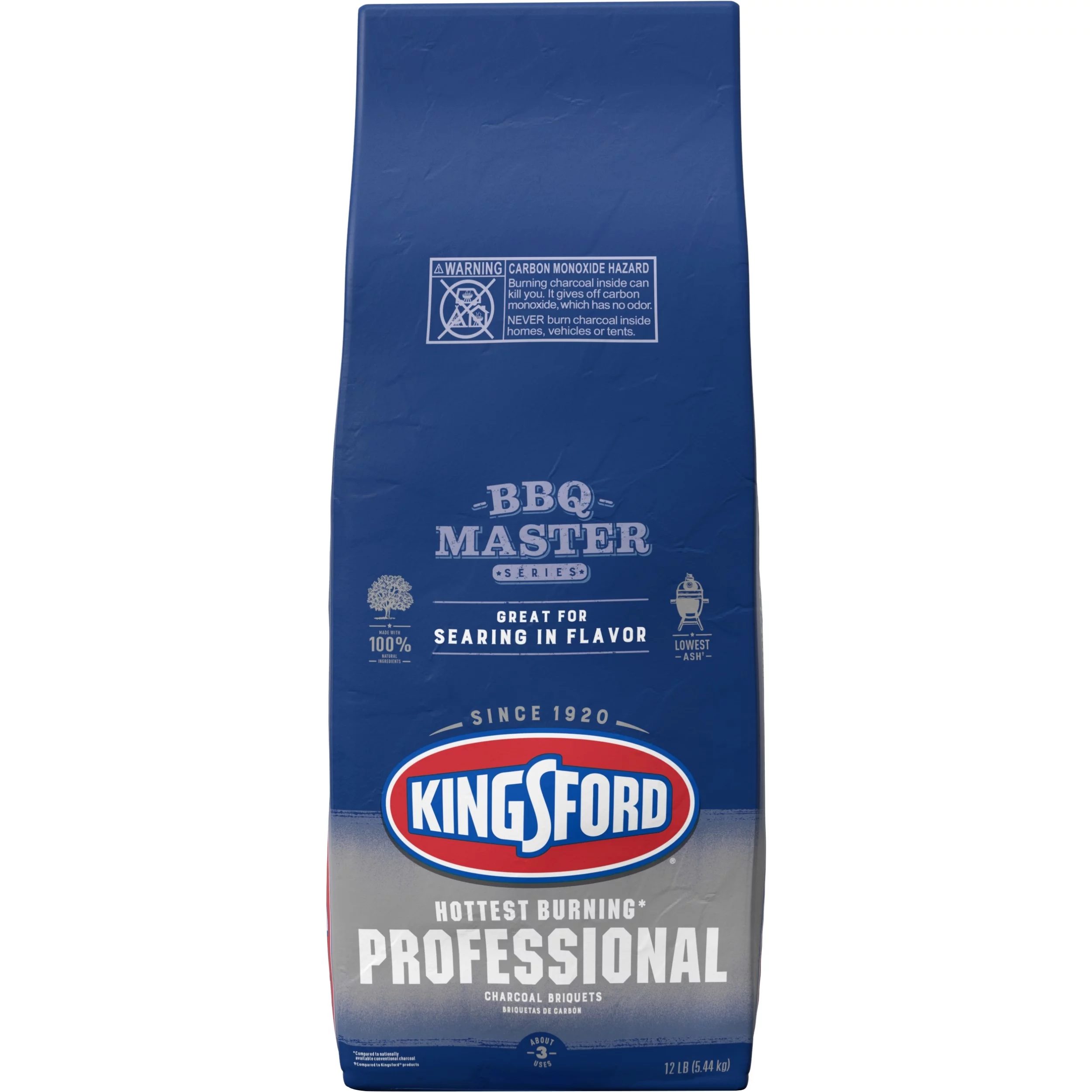 Kingsford Bbq Masters Professional Charcoal Briquettes, 12 Pounds