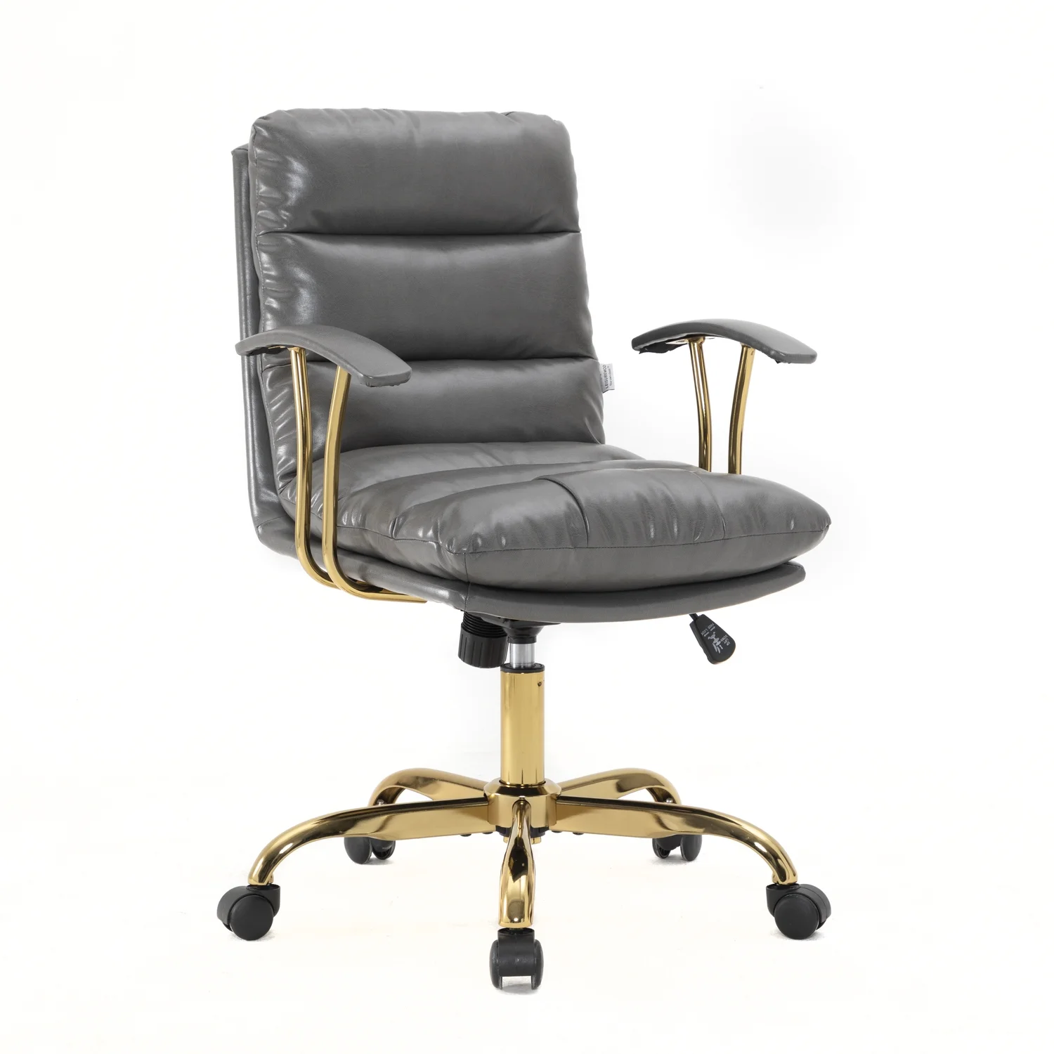 Maykoosh Antique Ambiance Modern Padded Leather Adjustable Executive Office Chair with Tilt & 360 Degree Swivel