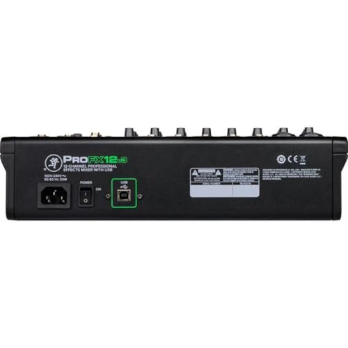 Mackie ProFX10 Go Battery-powered 10-channel Mixer with USB and Enhanced Effects