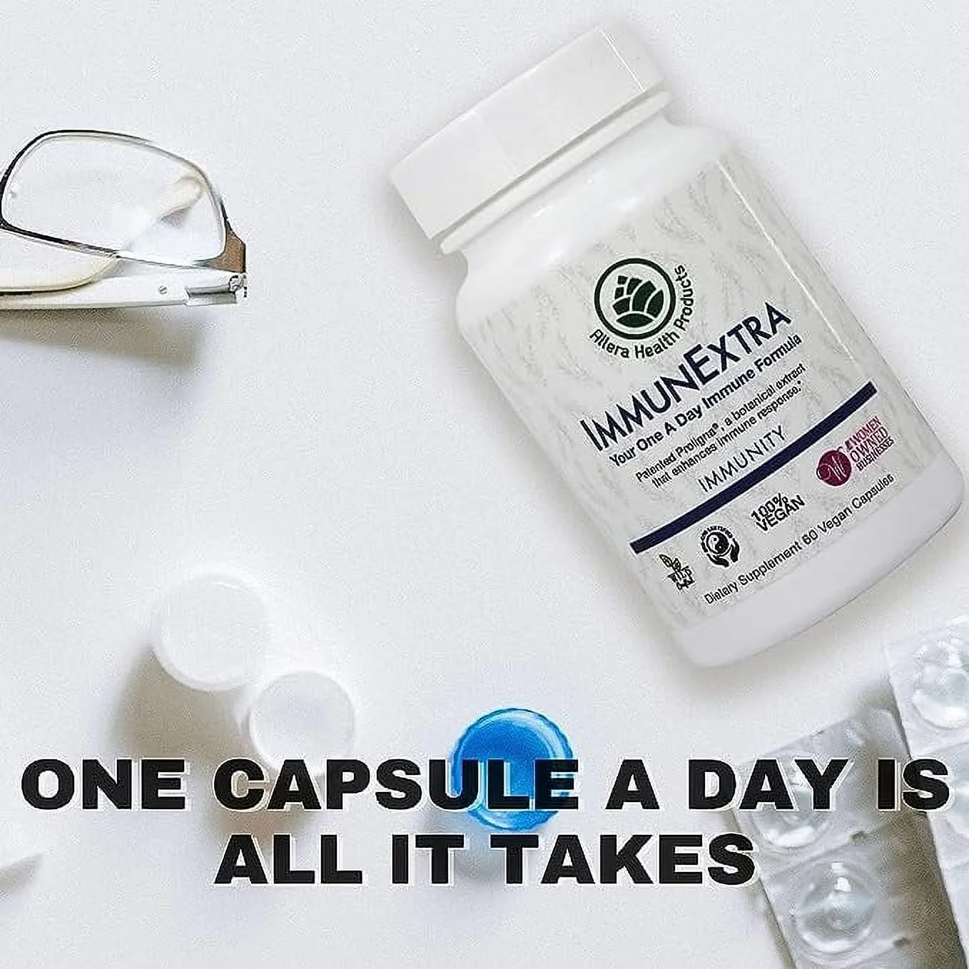 Immune Extra Allera Health Products 60 VCaps Pack of 3