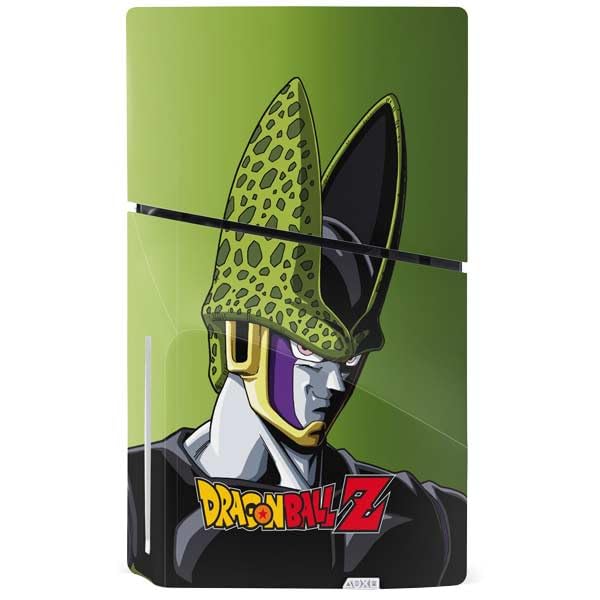 Skinit Decal Gaming Skin Compatible with PS5 Slim Disk Console - Officially Licensed Dragon Ball Z Goku Iconic Kanji Symbol Design