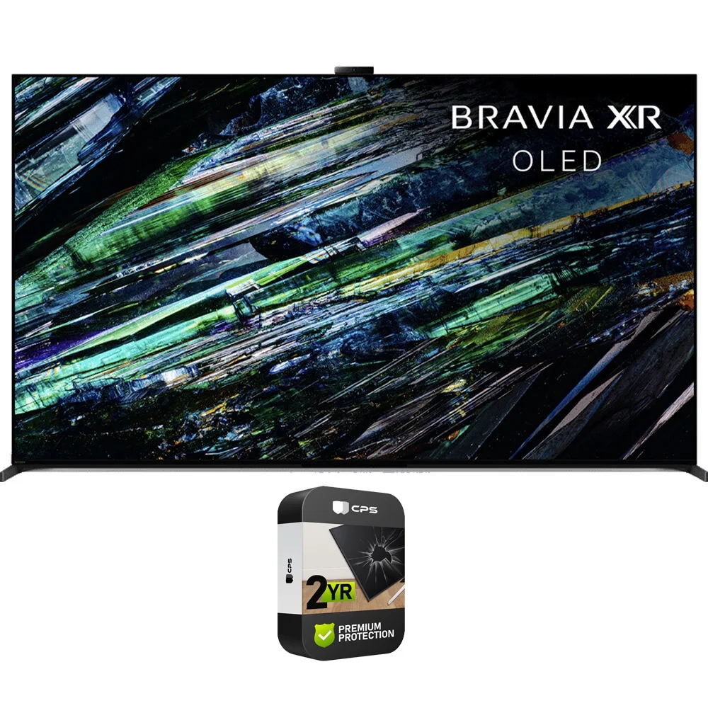 Sony XR65A95L BRAVIA XR A95L 65 inch QD-OLED 4K HDR Smart TV with Google TV 2023 Bundle with 2 YR CPS Enhanced Protection Pack