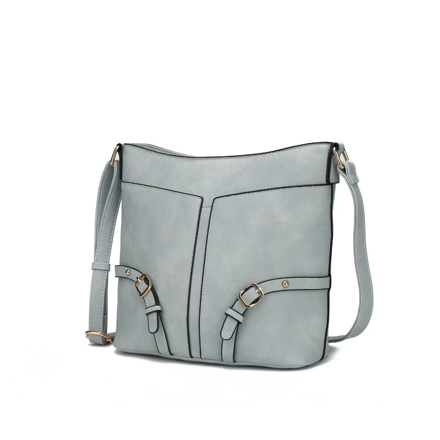 MKF Collection Women's Frida Large Crossbody Handbag by Mia K. - Light Blue