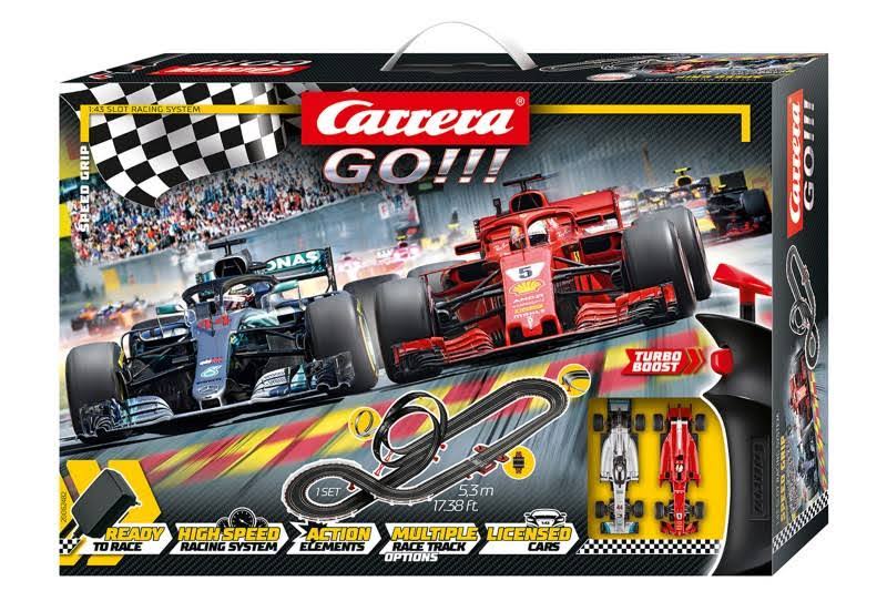 Carrera Go - 1:43 Scale Speed Grip - Electric Slot Car Race Set (62482)